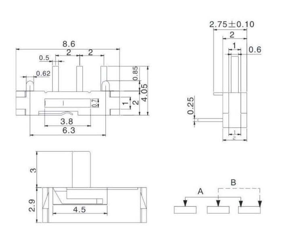 MSK-03C撥動開關(guān)