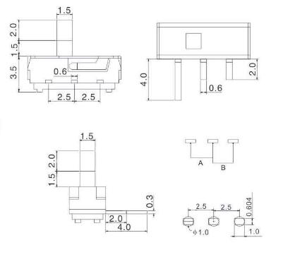 MSK-04G撥動開關(guān)